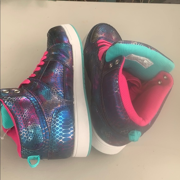 Pink/Blue Girl's Athletic Shoe Size 5 - Picture 11 of 11